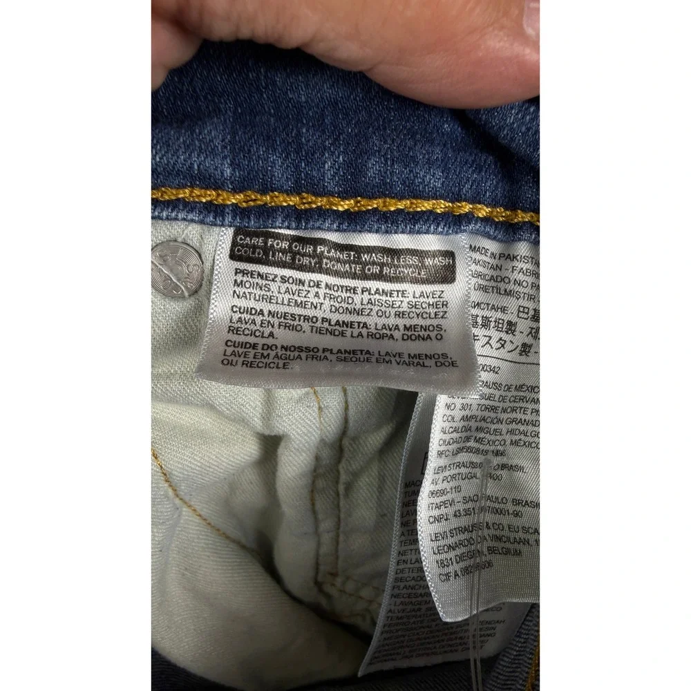 Levis 505 Regular Fit Mens Jeans 33x32 Medium Wash Blue Straight Leg 00505-1064